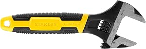 STANLEY 090947 MaxSteel 6 Inch Adjustable Wrench - Image 1