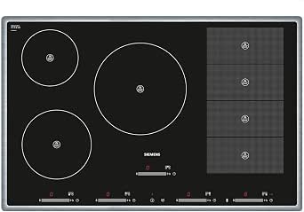 Siemens EH845SP17E iQ700 Stainless Steel Electric Hob / 79.5 cm / Black Induction          [Energy Class A+++] - Image 1