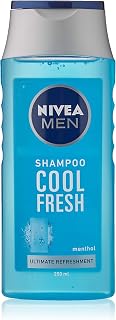 NIVEA MEN Cool Fresh Shampooing 250 ml, shampooing quotidien pour homme, soin capillaire frais et rafraîchissant, shampooing menthol adapté aux cheveux normaux à gras - Image 1