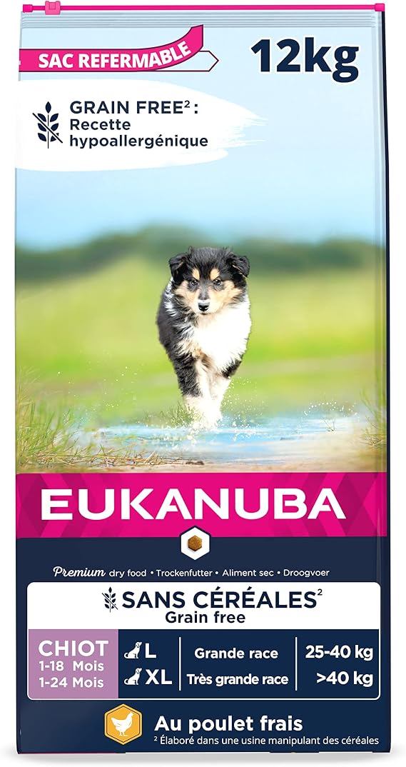 Eukanuba Dog Grain Free Puppy L Chicken 12 kg - Image 1