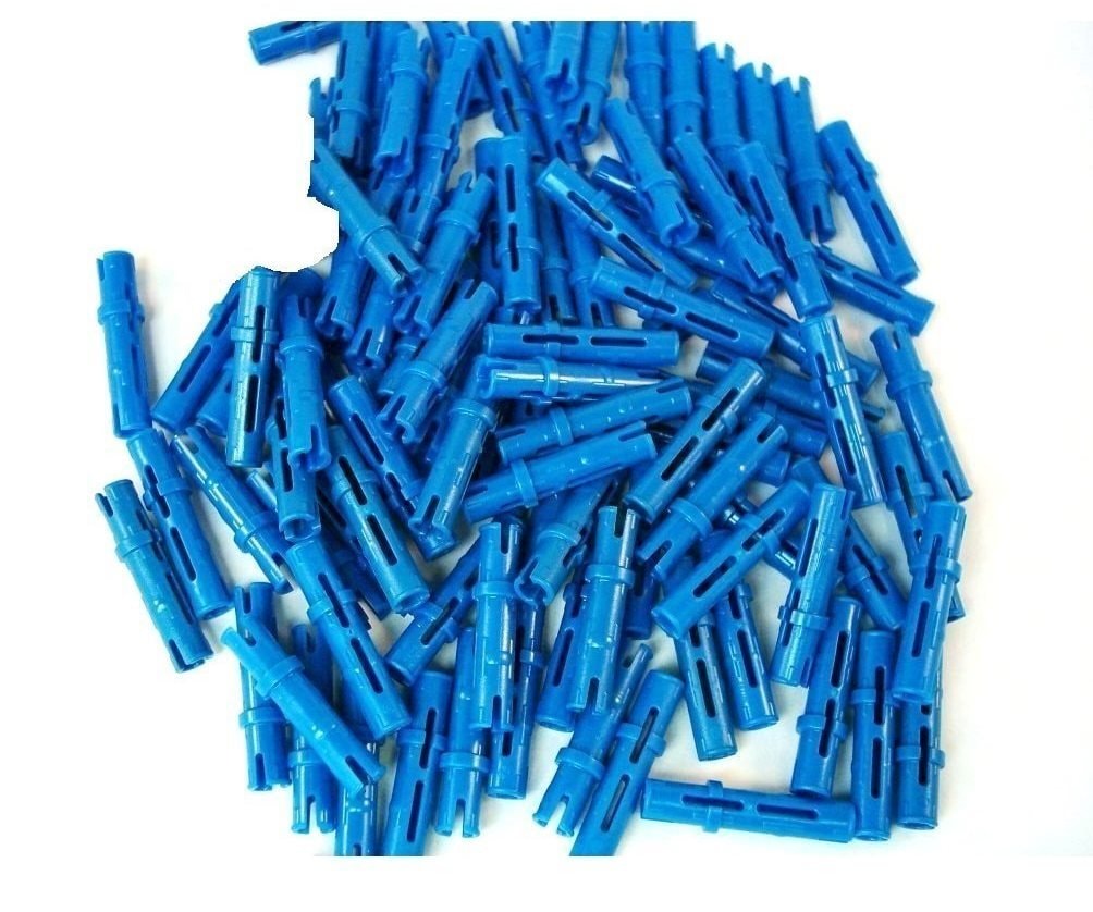 Lego Technic 80-Piece Long Pin Legos - Blue - Image 1