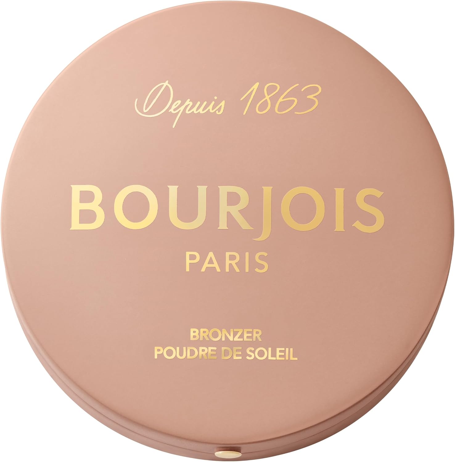Bourjois Maxi Boîte Ronde Poudre de Soleil, 001 Clair, Fini mat doux, Formule Vegan, Poudre bronzante facile à estomper, Pour un effet sunkissed et un contour précis, Tenue longue durée. - Image 1