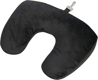 Global Travel Accessories - Reversible Oreiller de voyage, 35 cm, 1 liters, Noir (Black) - Image 1
