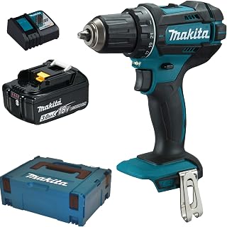 Makita DDF482RF1J Perceuse-visseuse sans fil + 1 batterie 3 Ah + chargeur + coffret Makpac - Image 1