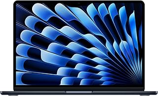 MacBook Air 13 inch Laptop with M4 Chip: Designed for Apple Intelligence, 13.6-inch Liquid Retina Display, 24GB Unified Memory, 512GB SSD Storage, Touch ID; Midnight - Image 1