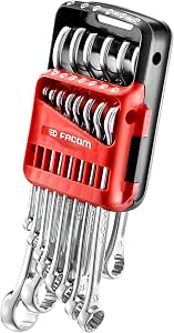 FACOM - Set of 14 Combination Spanners, 7 to 24 mm, with Portable Case, 440.JP14PB - Image 1
