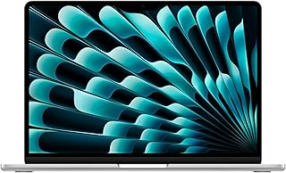 MacBook Air 13 inch Laptop with M4 Chip: Designed for Apple Intelligence, 13.6-inch Liquid Retina Display, 16GB Unified Memory, 512GB SSD Storage, Touch ID, Silver - Image 1