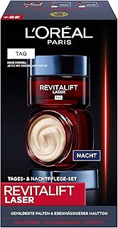 L'Oréal Paris Revitalift Laser X3 Lot de 2 soins du visage anti-âge et de nuit avec pro-rétinol, hyaluronique et vitamine C Revitalift Laser X3 - Image 1