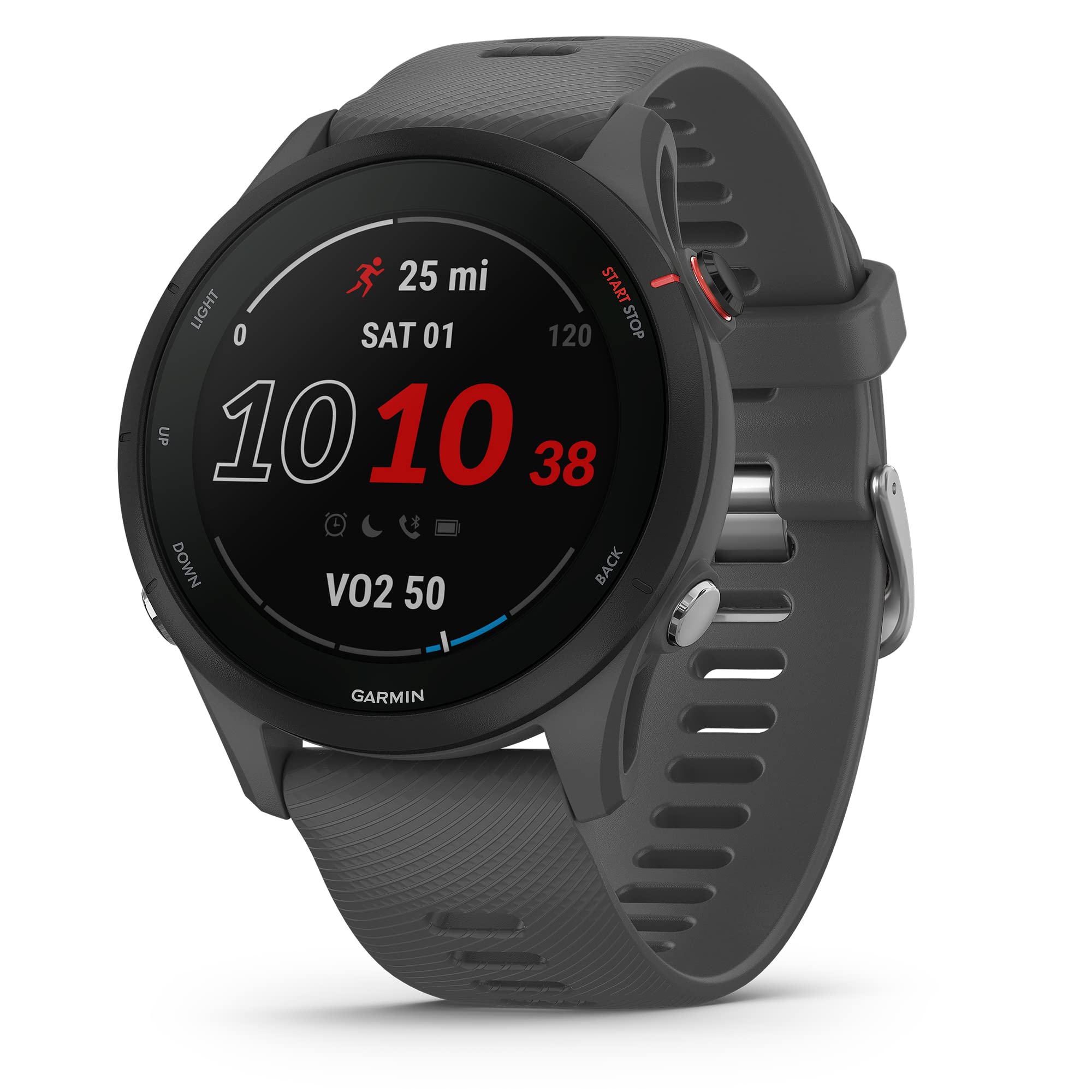 Garmin Forerunner 255 - Running Multisport GPS Smart Watch - Gray - 46mm Case - Image 1