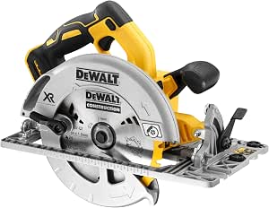 DEWALT XR 18V Brushless Circular Saw 184mm - Cordless 58mm Cutting, Guide Rail Compatible, LED & TSTAK Box - DCS572NT-XJ Bare Machine          [Energy Class A+] - Image 1