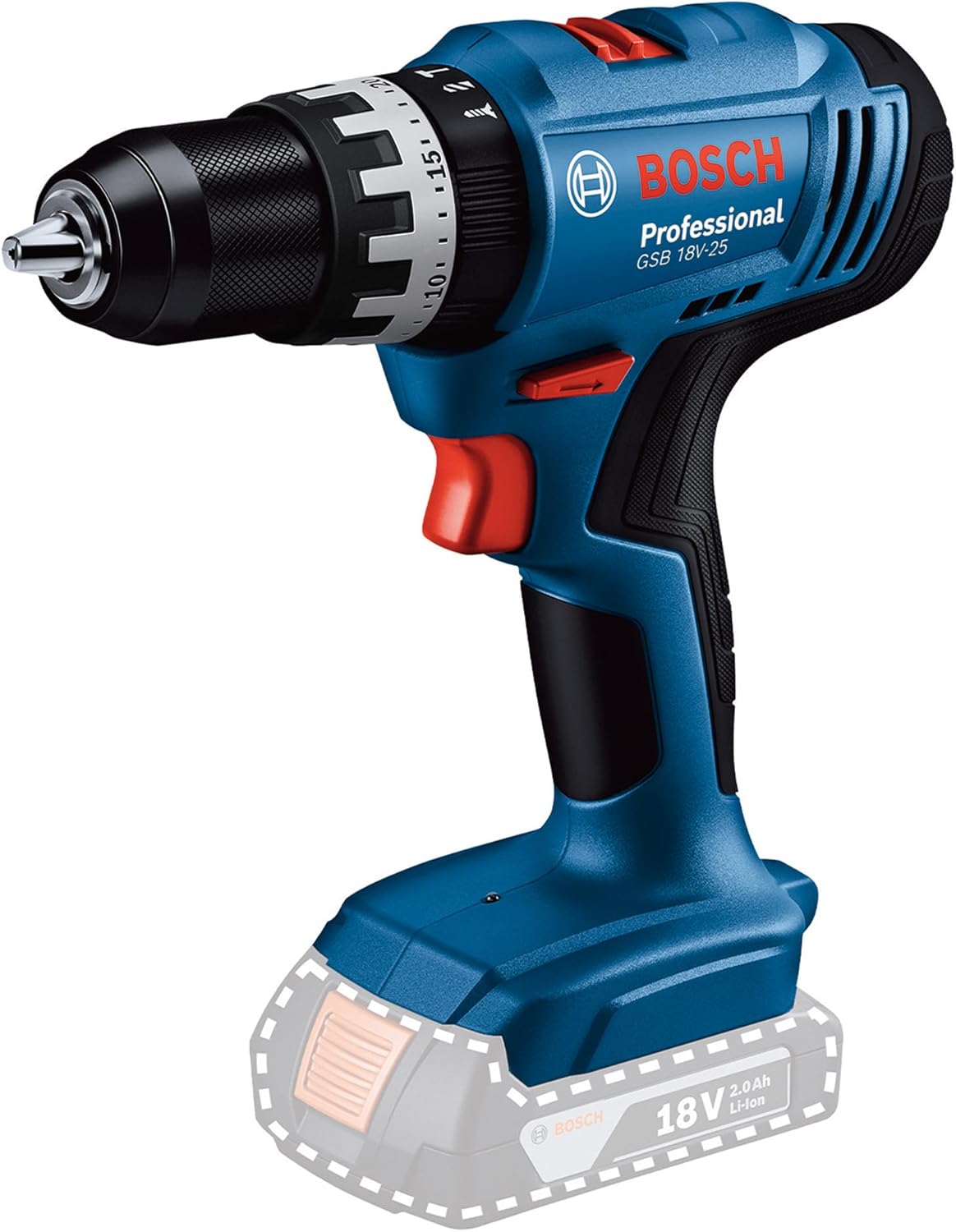 Bosch Professional 18V System cordless impact driver GSB 18V-25 (max. screw diameter 10 mm) - Image 1