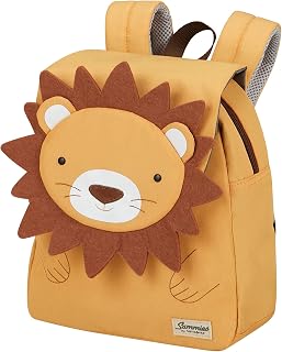 Happy Sammies Eco - Sac à dos pour enfants, 30,5 cm, 7 L, jaune (Lion Lester) - Image 1