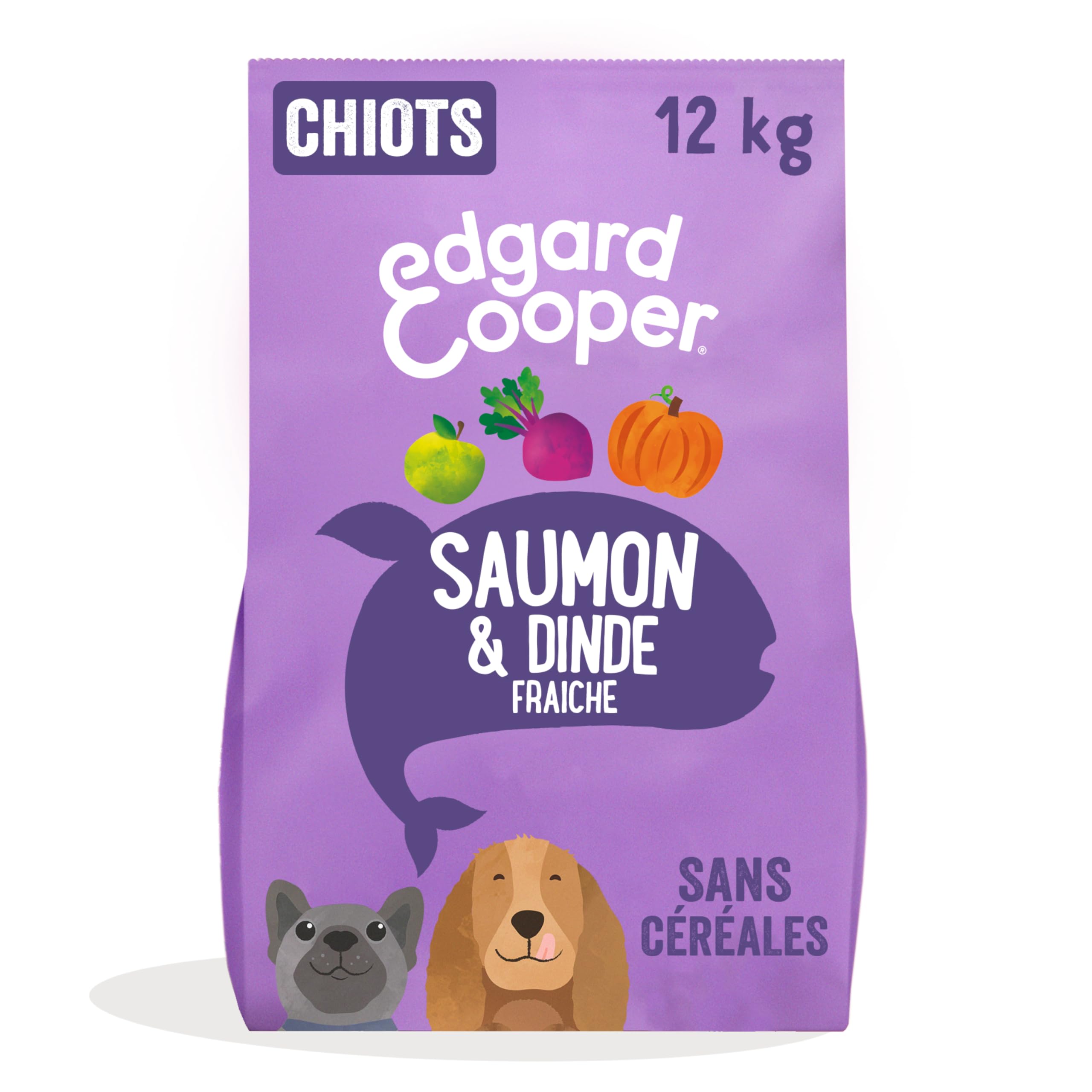 Edgard Cooper Dry Dogs, Puppies, Crispy Dog, Fresh Meat and Natural Ingredients, Grain Free, No Sugar Added - Image 1