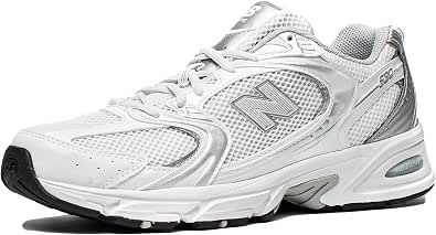 New Balance Mixed Oxford Fabric, White Silver 118, 39.5 EU - Image 1