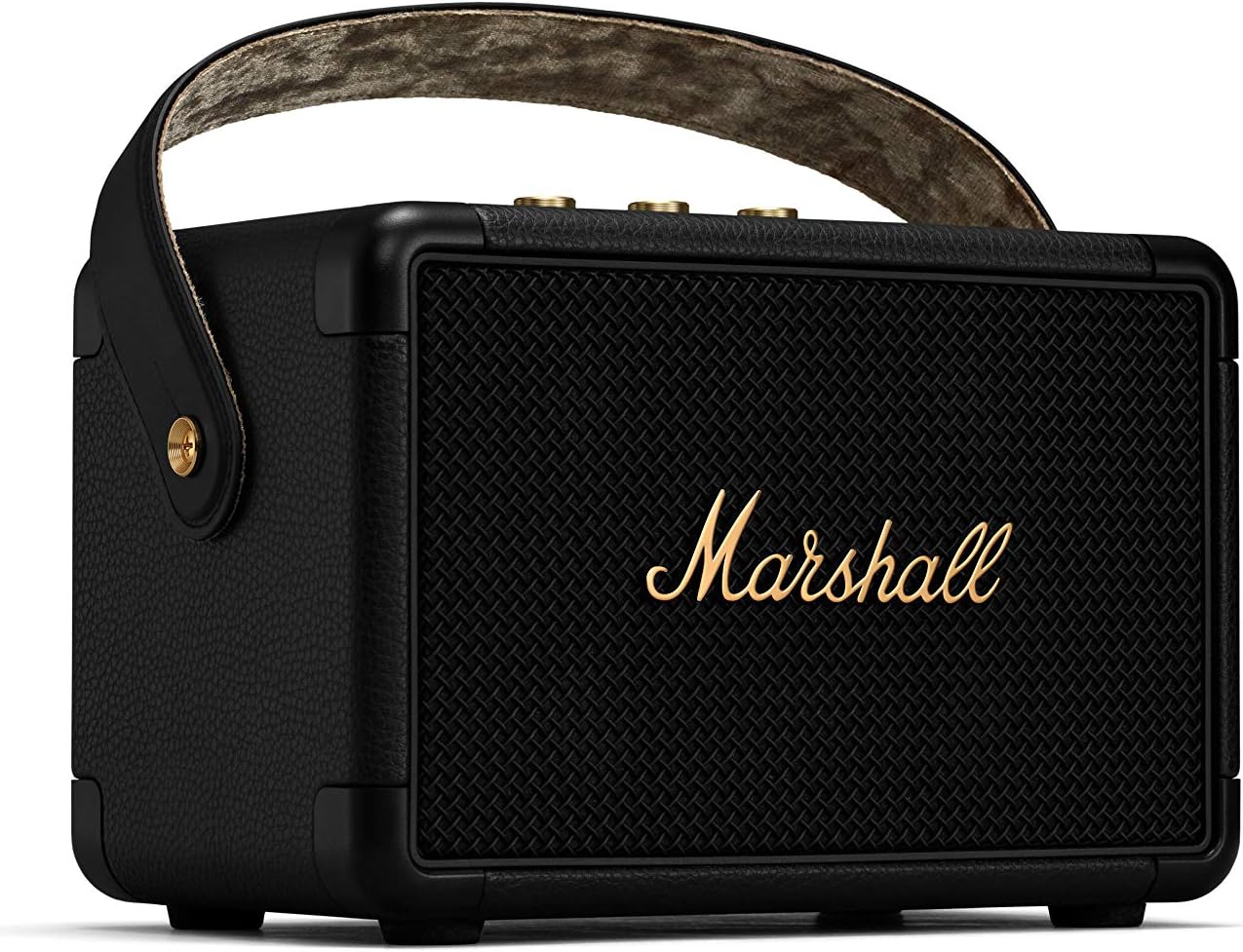 Marshall Kilburn II Enceinte Bluetooth Portatif - Noir et Laiton - Image 1