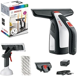 GlassVAC cordless window cleaner (for windows, tiles, mirrors and showers, operating time: approx. 35 windows, in a cardboard box) - Image 1