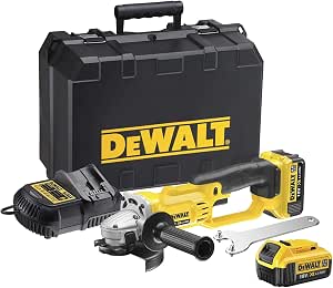 DEWALT DCG412M2 18V LI-ION XR / 4AH Grinder, Yellow - Image 1