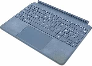 Microsoft Type Cover Surface Go Signature Keyboard - French AZERTY Keyboard - Ice Blue (Alcantara) - Image 1