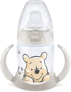 Nuk First Choice Winnie the Pooh Learners Spout Silicone Bottle - 150ml - Orange - Image 1
