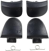 1 jeu de ressorts de boutons de déclenchement noirs L1 R1 L2 6 en 1 for Sony for Playstation 5 for manette Dualsense PS5 V1.0 V2.0 V3.0(V3.0) - Image 1