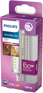 Lighting R7S Pencil LED Bulb 100W Neutral White, Dimmable, Glass - Image 1