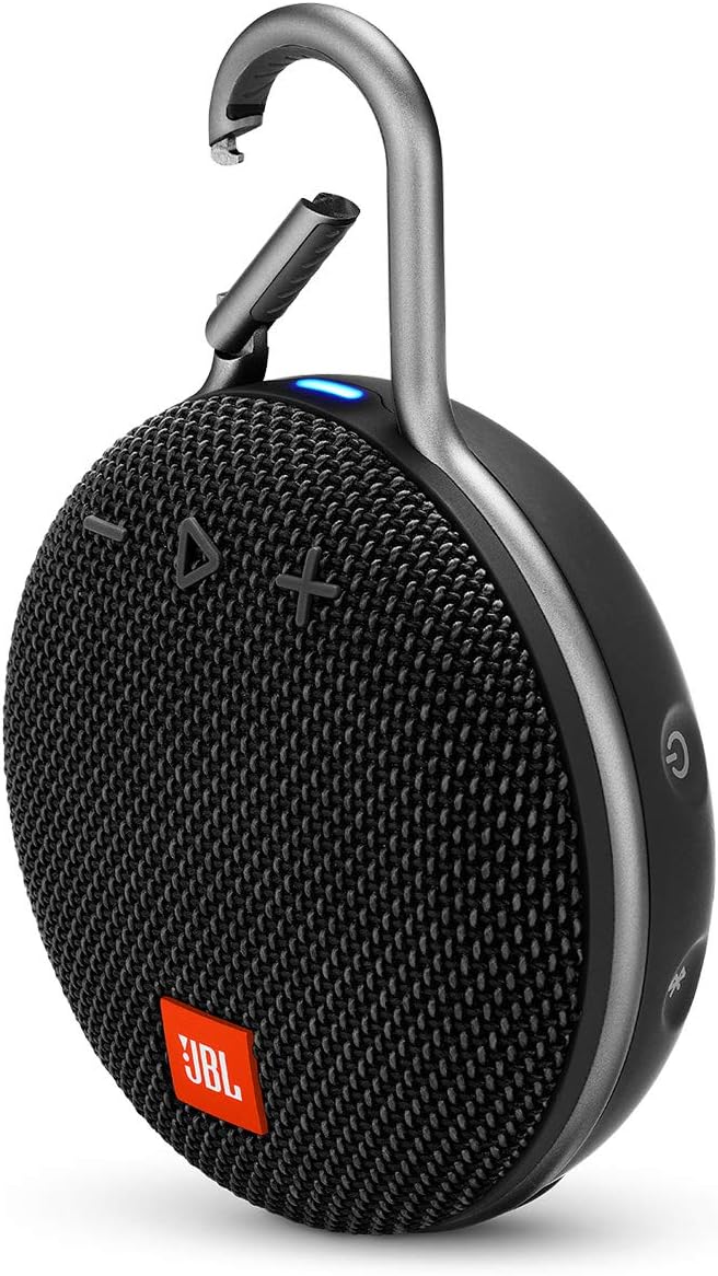 SNUNGPHIR JBL Clip 3 - Waterproof Portable Bluetooth Speaker - Black - Image 1