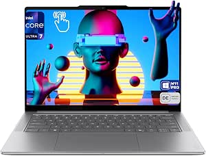 Lenovo Yoga Pro 7 14IAH10 Laptop, Intel Core Ultra 7-255H, 32GB LPDDR5x RAM, 1TB PCIe SSD, 14.5" 3K OLED Touchscreen, Intel Arc 140T Graphics, QWERTZ Backlit Keyboard - Image 1