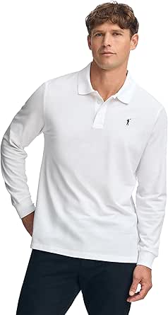 Polo Club Men's Rigby Go Embroidered Logo Long Sleeve Polo - Image 1