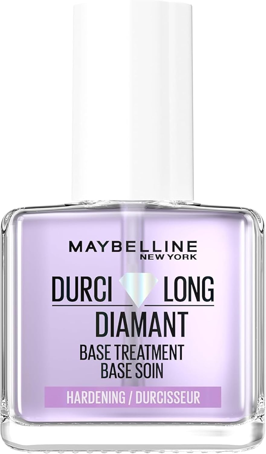 Maybelline New York - Hardening Nail Care Varnish - Ultra-Resistant - Formula Enriched with Diamond Powder - Hardened Long Diamond - Superstay Ink Bonder - 12 ml - Image 1