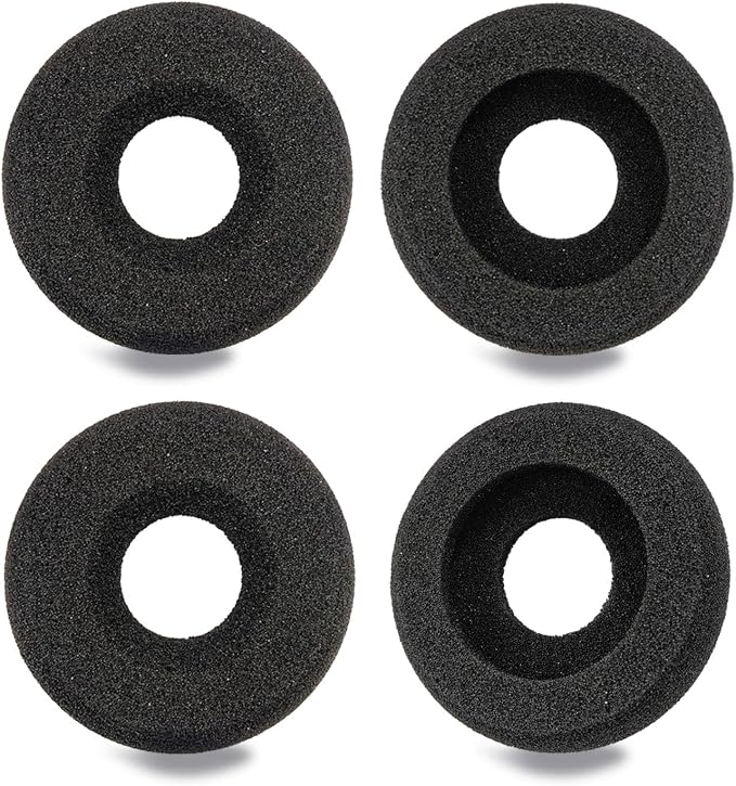 Plantronics Earpads Earpads Earpads Replacement Earpads for Plantronics HW261N HW251N HW520 Blackwire 3210 3220 3310 3320 C3225 Jabra Pro 920 930 9450 Biz 1500 2400 (4Pcs) - Image 1