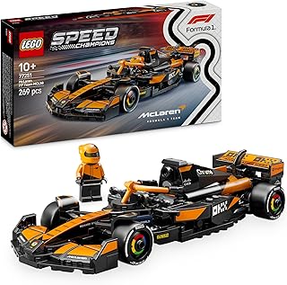 LEGO Speed Champions Voiture F1 McLaren Team MCL38 - Jeu de Construction avec véhicule de Course - Minifigurine Collector de Pilote de Formule 1 - Maquette pour garçons et Filles dès 10 Ans 77251 - Image 1