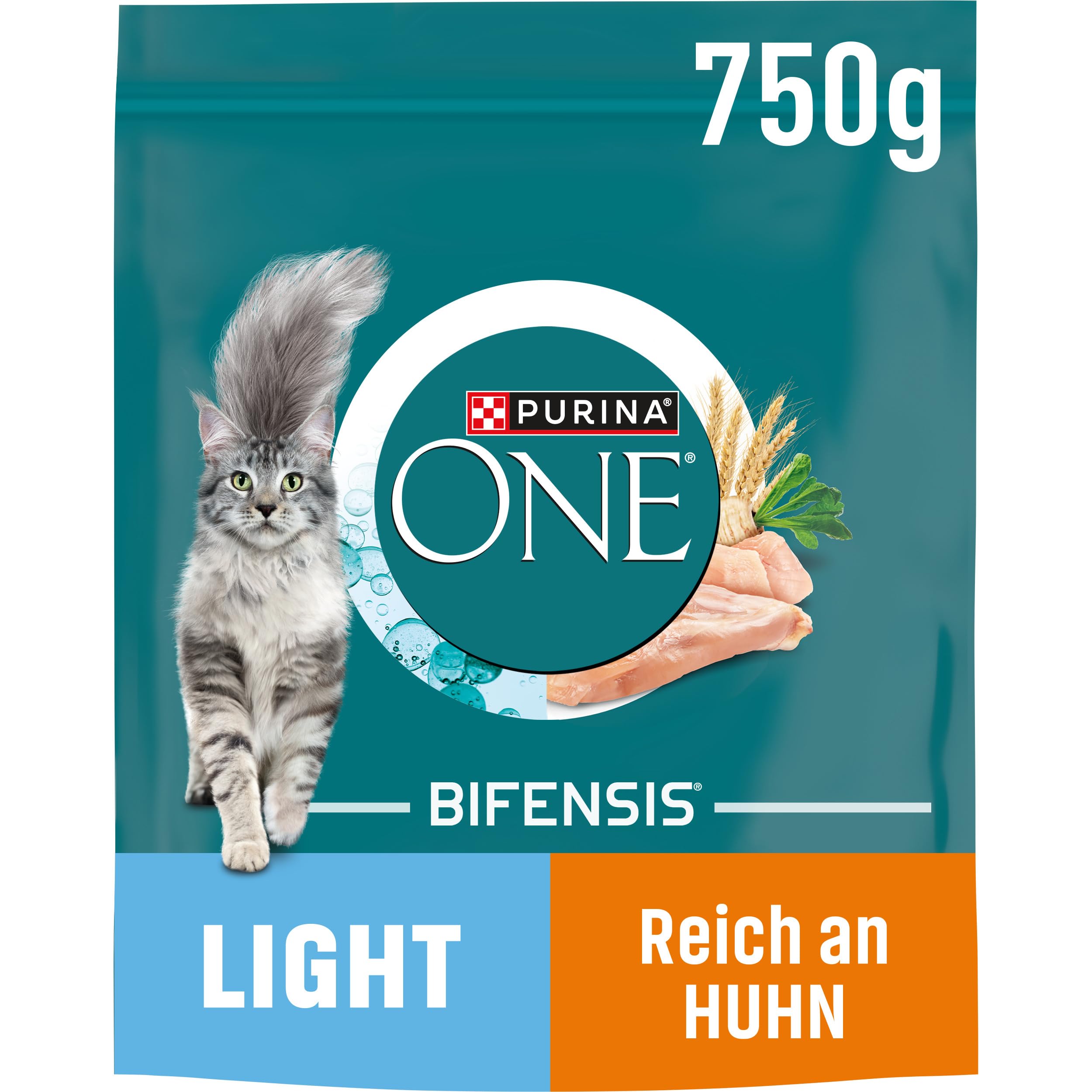 PURINA One BIFENSIS Light Nourriture sèche pour Chat Riche en Poulet Lot de 6 (6 x 750 g) - Image 1