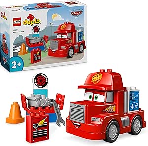 LEGO Duplo | Disney Cars and Pixar Mack Racing, Building Set for Toddlers from 2 Years, Red Toy Vehicle from the Movie to Build, Gift Idea for Boys and Girls, 10417 - Image 1
