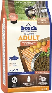 bosch HPC Adult Fresh Salmon and Potato Dry Food for Adult Dogs of All Breeds 1 x 3 kg - Image 1