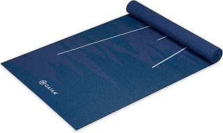 Gaiam Tapis de yoga antidérapant de 4 mm pour tous les types de yoga, pilates et exercices au sol – Marée au clair de lune - Image 1