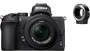 Nikon Z50 Hybrid + Z DX 16-50mm f/3.5-6.3 VR Lens + FTZ Adapter Ring - Image 1