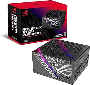 ASUS ROG Strix 1200W Platinum (Fully Modular Power Supply, 80 Plus Platinum Certified, ATX 3.1, PCIe 5.1, GaN MOSFET, GPU-First IVS, 10 Year Warranty) - Image 1