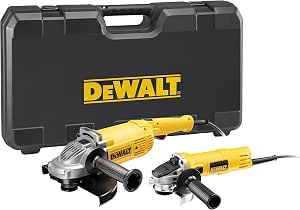 DEWALT - Duo grinders - DWE494TWIN-QS - DWE494 Blade Ø230mm, Power 2400W and no-load speed 6600rpm - DWE4157 Blade Ø125 mm, Power 900W and no-load speed 11800rpm - Transport box          [Energy Class A] - Image 1