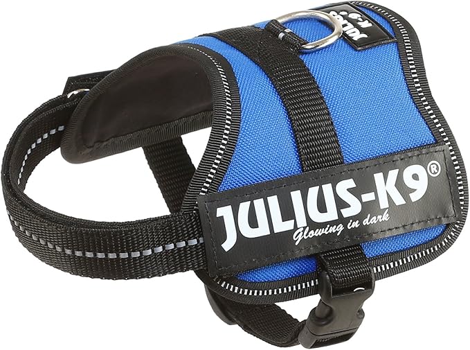 JULIUS-K9 K9 Power Harness, Size: 3XS/Baby 1, Blue - Image 1