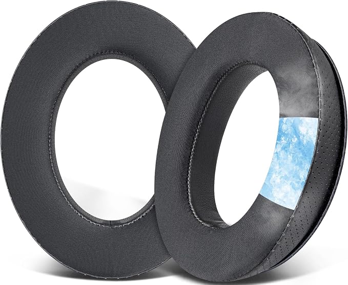 SOULWIT Ear Pads, Replacement Earpads for Kingston Headphones HyperX Cloud Revolver, Revolver S Gaming Headset (Model Number HX-HSCR-BK/NA) - Image 1