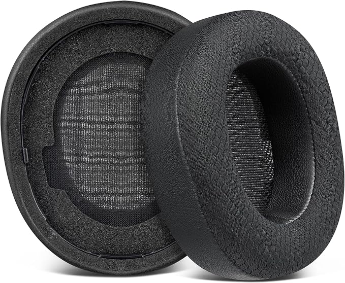 SOULWIT Foam Cushion Pads for Steelseries Arctis Nova Pro Wireless/Arctis Nova Elite Headphones, High Density Foam Earpads for Sound Insulation, Thickness Added - Image 1