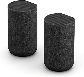 Sony SA-RS5 - Enceintes arrière Satellites sans Fil avec Batterie intégrée, Noir (Compatible avec Serie A) - Image 1