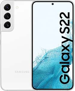 Samsung Galaxy S22, 5G Mobile Phone 128GB White, SIM Card Not Included, Android Smartphone, FR Version - Image 1