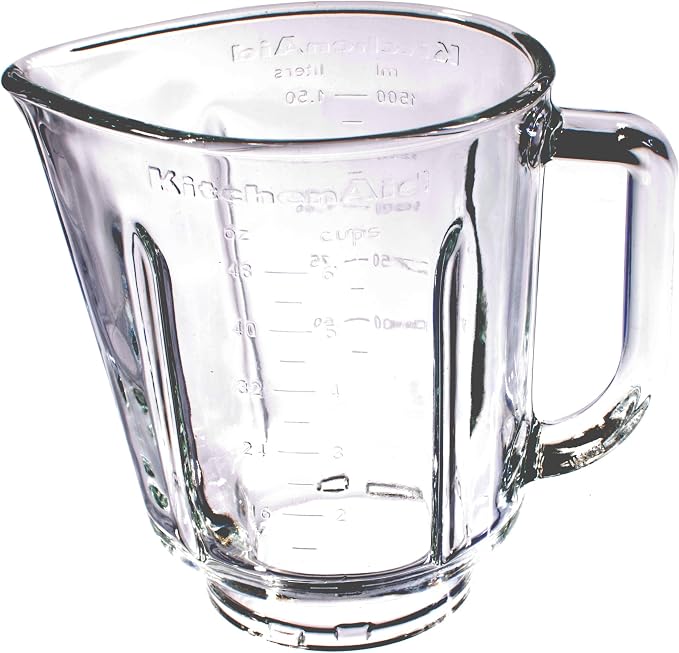 New Replacement 1.5L Glass Jar / Pitcher for KitchenAid Stand Mixer (Models Starting with KSB555, 5KSB555, KSB565, etc.) - Image 1