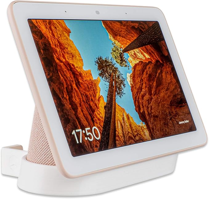 Google Nest Hub 1st Generation Wall Mount Bracket White UK Made - Image 1