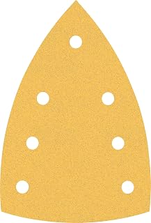 Bosch 10 x Expert C470 Sanding Sheets with 7 Holes (for Wood Painting, Hardwood, Diameter 100 x 150 mm, Grit 120, Professional Accessory Multi Sander) - Image 1