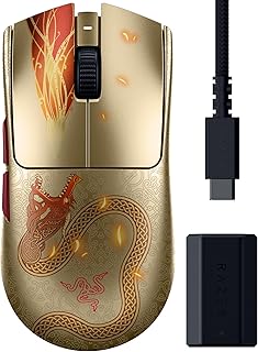 Razer Viper V3 Pro Counter-Strike 2 Dragon Lore - Souris Gaming sans Fil Ultra-légère pour e-Sport - 55g - HyperPolling 8K - Capteur 35K DPI - HyperSpeed 2,4 GHz - 95 Heures - PC/Mac | Dragon Lore - Image 1