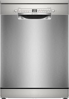 SMS2HTI02E Series 2, Self-installation dishwasher, Home Connect, Remote diagnosis, Washing assistant, Preferred program, EcoDosage, Steel, 60 cm - Image 1