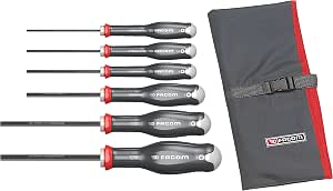 Facom ATWHH.JT6 Set of 6 PROTWIST SCREWDRIVERS with Hexagonal Socket - Image 1
