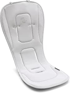 Bugaboo Reversible Comfort Cushion for Strollers, All Season Comfort, Improved Fit, Compatible with All Bugaboo Pushchairs, Reversible Super Soft 3D Mesh, Misty Grey - Image 1